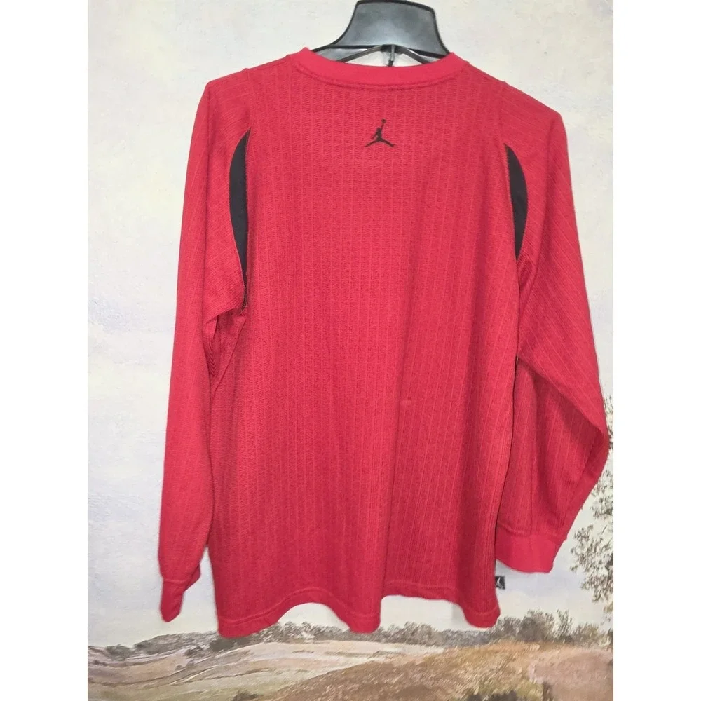 Jordan Shirts | Vintage Jordan Red Long Sleeve | Color: Black/Red | Size XL